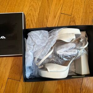 White Nina NEW pumps